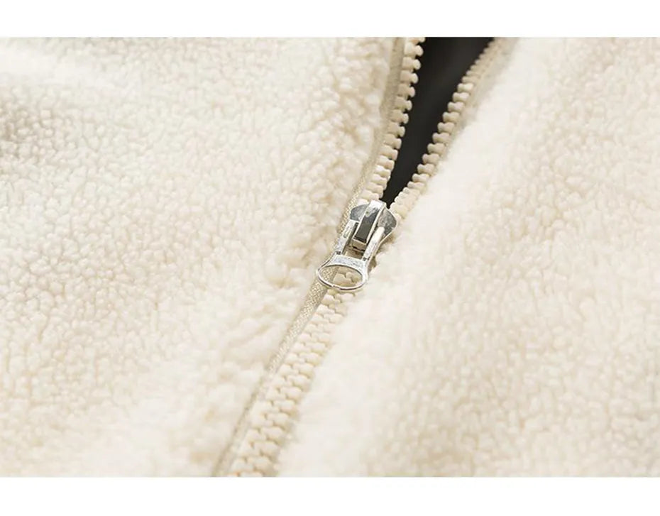 Fluffy Fleece Zip-up Fuzzy Jacket
