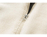 Fluffy Fleece Zip-up Fuzzy Jacket