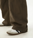 Vintage Pleated Loose Fit Cut Casual Pants