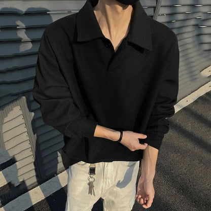 Korean Style Men's Classic T-shirts