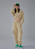 Blank Cropped Women's Sweatshirt