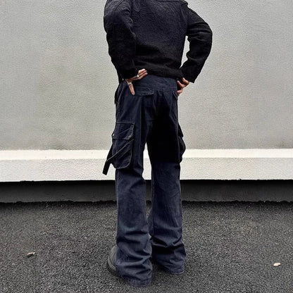 American Style Retro Trend Slim Baggy Jeans