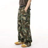 Youthful Retro Camo Loose Fit Jeans