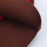 Insulated V-Neck Collar Striped Knit Polo Sweater