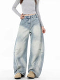 Vintage Blue Baggy Cowboy Jeans