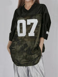 Women Stylish Hip Hop Loose Jersey T-Shirt