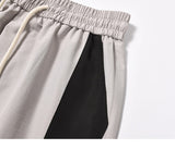 Y2K Striped Patchwork Joggers