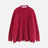 Cozy Butterfly Graphic Casual Fuzzy Sweater