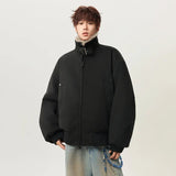 Winter Padded Fur Collar Belt Woolen Jacket