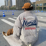 Trendy Streetwear Corduroy Padded Puffer Jacket