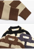 Classic Striped Polo Sweater