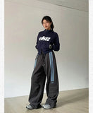 Loose Women's Side Pockets Sweatpants
