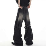 Vintage American Style Micro Flared Jeans