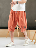 Calf-Length Casual Baggy Shorts