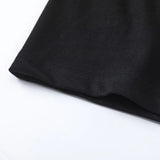 Flame Embroidered Patchwork T-Shirt