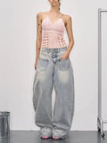 Chic High Waist Loose Streetwear Jeans