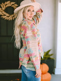 Women Vintage Aztec Print Boho Jacket