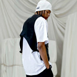 Skeleton Print Adjustable Vest