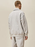 Half Zip-Up Sweatshirt Set