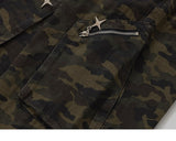 Mid-waist Camouflage Cargo Pants