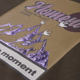 Solid Color Mountain Graphic T-Shirt