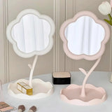 Flower-Shaped Vintage Mirror
