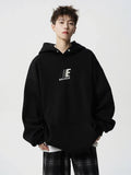 Men's Streetwear Cool Oversized Embroidered Letter Hoodie