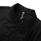 Black Mandarin Women's Shirt