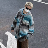 Effortless Punk Knitted Oversized Cardigan