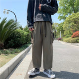 Versatile Streetwear Wide Leg Cargo Pants