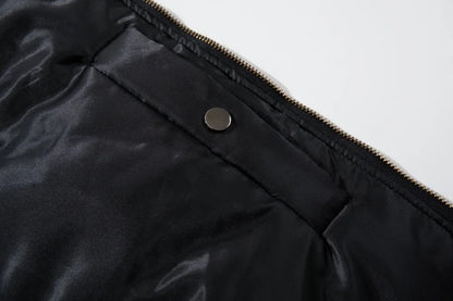 Winter Quilted Hip Hop Baseball Jacket