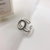 Adjustable Retro Good Luck Egg Ring