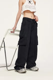 Turn-down Waist Cargo Pants