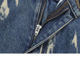 Hipster Tie-dye Denim Pants