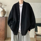 Men's Casual Autumn Korean Solid Color Cardigan