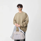 Winter Structured Crew Neck Sweatshirt