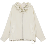 Sweet Ruffles Collar Casual Loose Jacket