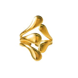 Creative Irregular Hollow Adjustable Ring