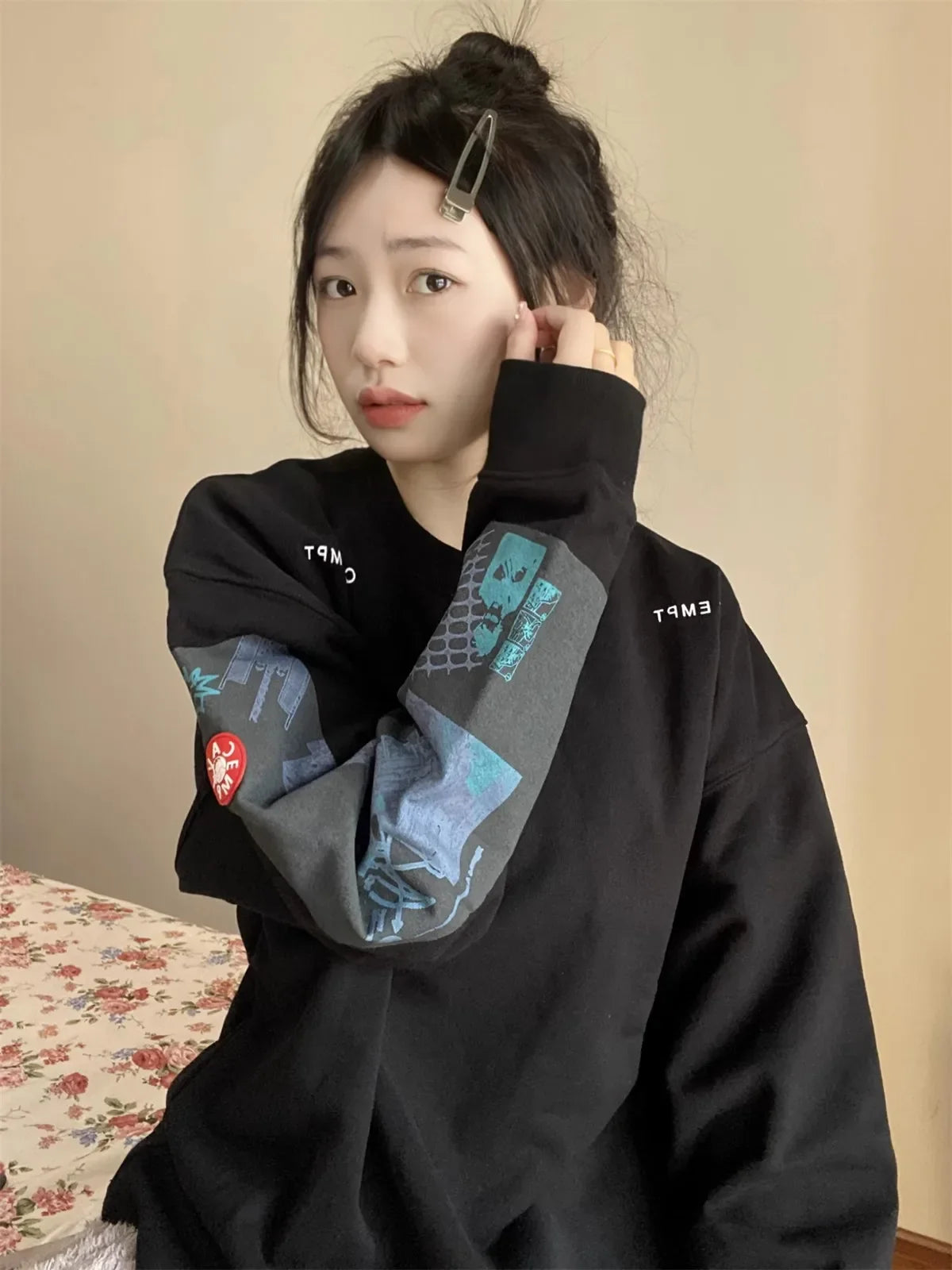 Cav Empt Round Neck Lined Sweatshirt