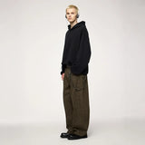 Vintage Washed Wide-Leg Pants