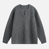Streetwear 3D Cable Stitch Design Knitted Sweater