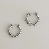 Vintage Punk Thorn Spike Stud Earrings