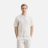 Summer American Style Striped Polo T-Shirt