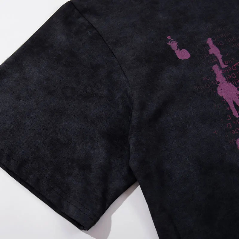 Graphic Printed Grunge T-Shirt