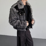 Luxurious High Quality Patchwork Faux Fur Jacket