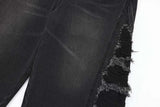 Side-Ripped Washed Jorts