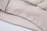 Leopard Spliced Hooded Padded Fleece Jacket