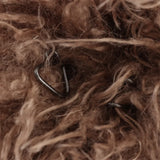 Y2K Cozy Faux Fur V-Neck Collar Cotton Jacket