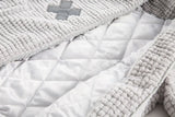 Cross-Emblem Reflective Puffer Jacket