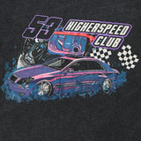 Y2k Loose Higher Speed Racing Club T-shirt